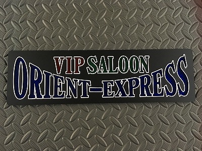 拘りの抜き文字ワンマンアンドン ORIENTEXPRESS | アンドン,切抜バス