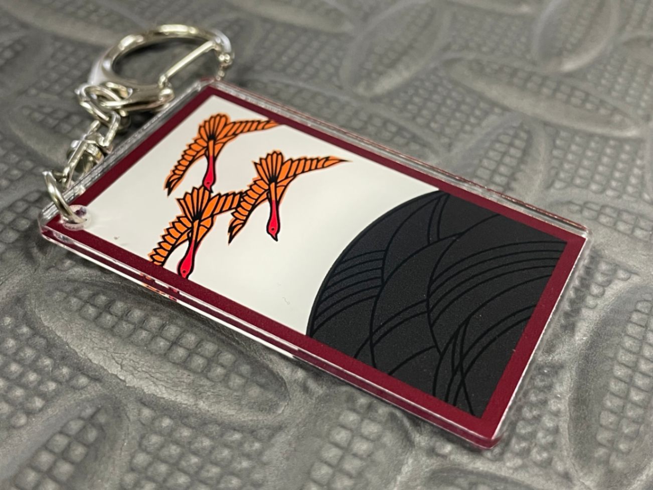 プリントキーホルダー 花札 坊主10 | キーホルダー,プリント