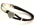 PreciousJewelries/���㡼����2�ť쥶�������ɥ֥쥹��å�/�ϡ���/�֥�å�