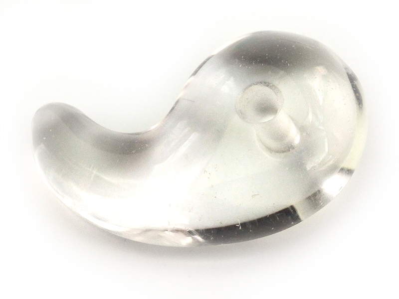 激安！限定入荷！☆古代より伝わる魔除けのお守り☆完全天然/水晶勾玉