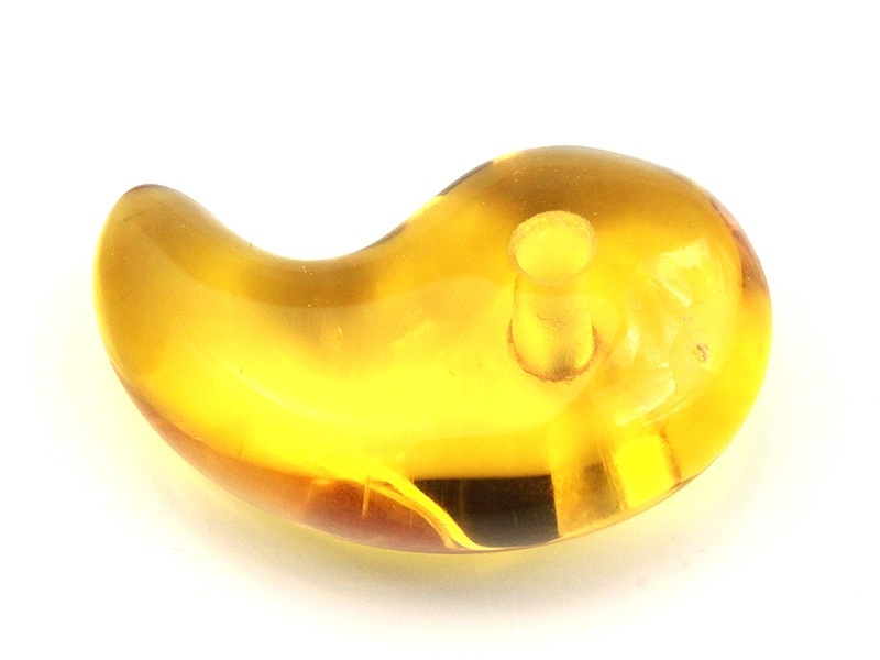 天然石/勾玉（まがたま）/シトリン/Lサイズ/1粒｜天然石や