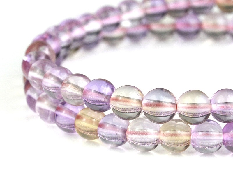 幸せを呼ぶ】 宝石質レインボームーンストーン・アクアマリン