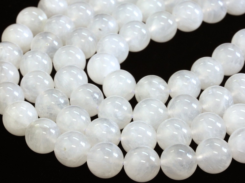 AAA/天然石ビーズ/スノークォーツ/ラウンド/10mm/1連｜天然石や  