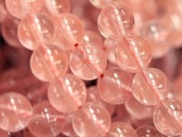 激安！人気★パワーストーン/ブレスレット/チェリークォーツ/ラウンド/10mm/1本【天然石/パワーストーン】【アメリカツーソン・香港展示会・世界各地出展品買い付け】