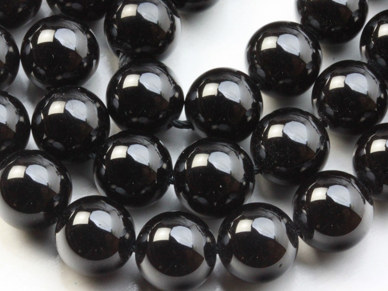 天然石 パワーストーン ブラックスピネル 12mm