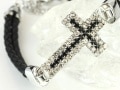 PreciousJewelries/���㡼����2�ť쥶�������ɥ֥쥹��å�/������/�֥�å�