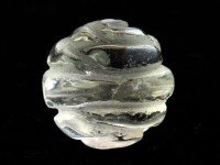 AAA/天然石ビーズ/水晶（クリスタル）/ローズカット/12mm/1粒★|水晶：カットビーズ|水晶