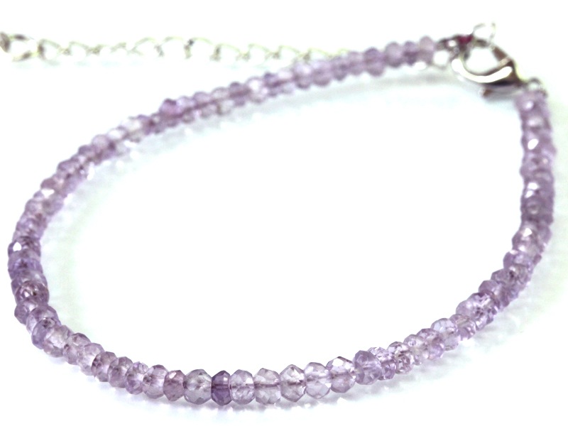 ≪20％OFF≫超特価SALE】天然石ブレスレット/ピンクアメジスト  