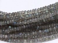 【≪20％OFF≫超特価SALE】天然石ブレスレット/ラブラドライト(Labradorite/曹灰長石)/ボタンカット/約22cm/約2mm/1本【天然石/パワーストーン】【アメリカツーソン・香港展示