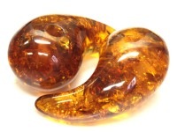 天然石/勾玉（まがたま）/琥珀・アンバー/Lサイズ/1個|天然石　勾玉|天然石・パワーストーン各種