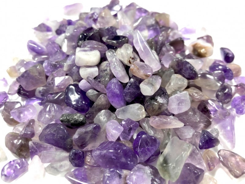 美麗大粒天然アメジスト約20×20×12 mm ブラジル産