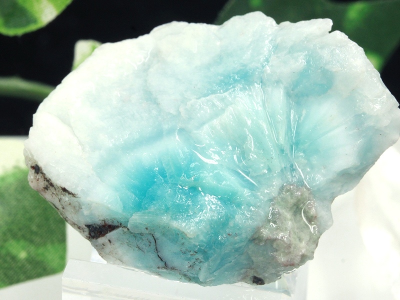 激レア 1点物 ドミニカ共和国産 母岩付き 希少ラリマー 原石