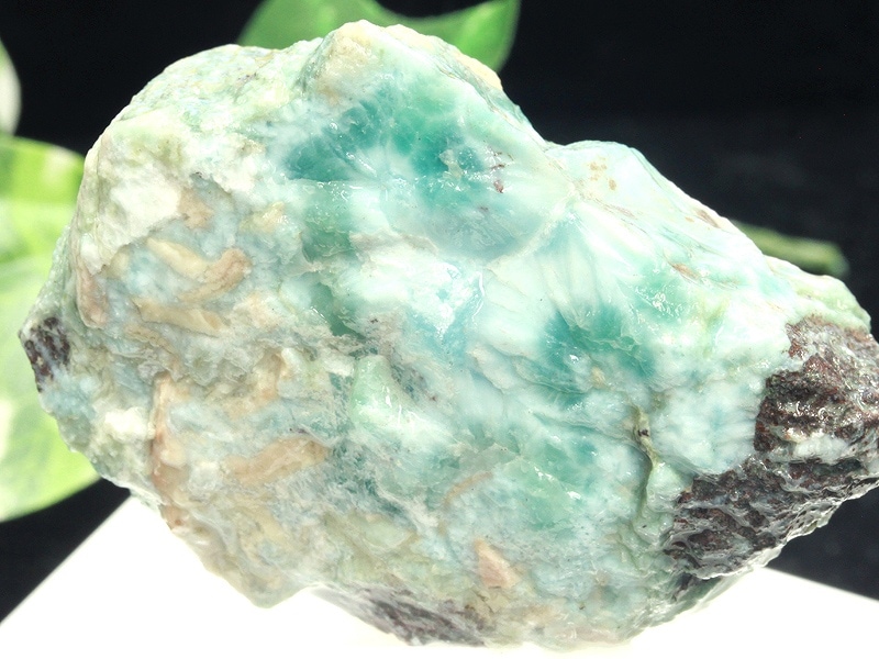 激レア 1点物 ドミニカ共和国産 母岩付き 希少ラリマー 原石 1点もの