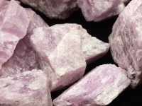 激レア！★美しいライラック・ピンク★純粋さと無償の愛の石/ペルー産/天然原石/クンツァイト/51〜60g/1個【ネコポス不可】【アメリカツーソン・香港展示会・世界各地出展品買い付け】|原石・タンブル・