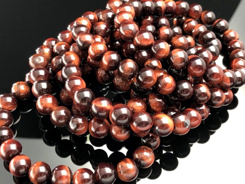��¸����С��Ɀ���Ż�����ŷ����/�֥쥹��å�/��åɥ�����������(Red Tiger's eye/������) /�饦���/��8mm/1�ܡ�ŷ����/�ѥ���ȡ���ۡڥ���ꥫ�ġ����󡦹��Ÿ�����������Ͻ�Ÿ���㤤�դ���