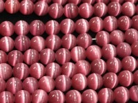 人気！★限定入荷★パワーストーンビーズ/キャッツアイピンク007/約10mm/1連【天然石/パワーストーン】【アメリカツーソン・香港展示会・世界各地出展品買い付け】|ガラス・プラスチック製：ビーズ|ガ