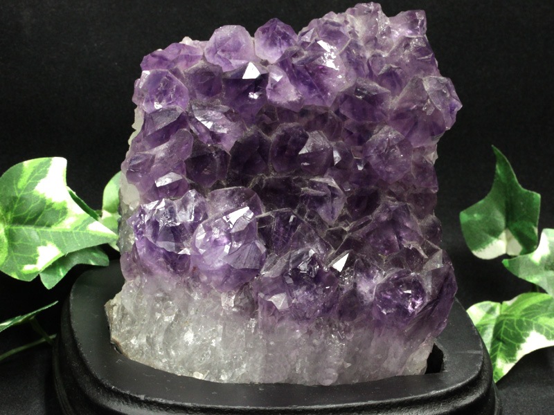 1点もの】激レア！☆ブラジル産☆天然石/アメジストドーム/台座