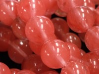 激安！人気★パワーストーン/ブレスレット/チェリークォーツ/ラウンド/約14mm/1本【天然石/パワーストーン】【アメリカツーソン・香港展示会・世界各地出展品買い付け】