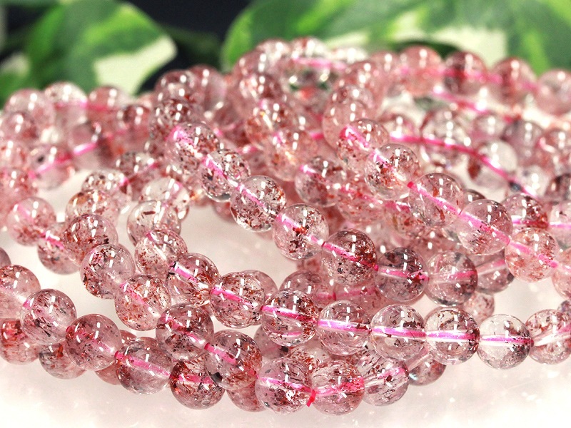 スーパーセブン レッドゲーサイトインクォーツ 7mm 天然石