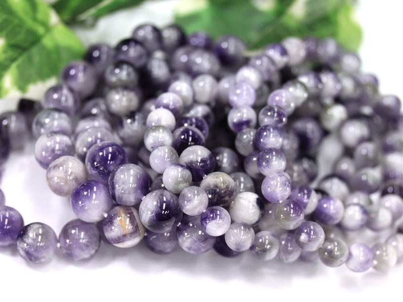 パワーストーンブレスレット 幻影バイカラー アメジストファントム