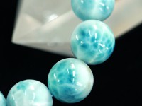 【≪20％OFF≫超特価SALE】超レアクラス限定入荷！★世界三大ヒーリングストーン★ドミニカ産★5A/天然石ブレスレット/ラリマー/ラウンド/14mm/1本【天然石/パワーストーン】【アメリカツーソ