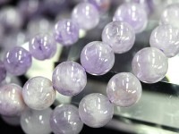 【決算前超特価SALE】お買い得！限定入荷★優しいラベンダーカラー★AB/天然石ブレスレット/ラベンダーアメジスト/ラウンド/15mm/1本【天然石/パワーストーン】【アメリカツーソン・香港展示会・世