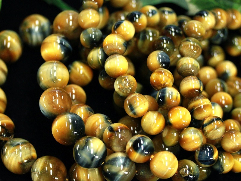 パワーストーンタイガーアイ金色に輝く虎激レア希少美品