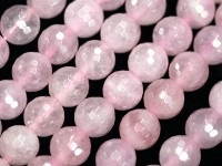 超定番★愛と優しさの石★2A/天然石ビーズ/ローズクォーツ/128ct/14mm/1連【天然石/パワーストーン】【アメリカツーソン・香港展示会・世界各地出展品買い付け】|ローズクォーツ：ビーズ|ローズ