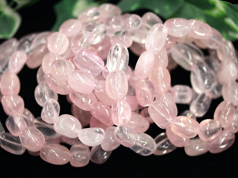 大粒アメトリンブレスレット薔薇ローズクォーツ天然石パワーストーン