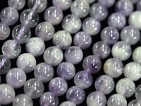 【数量限定SALE】限定入荷！美しい色合いの人気定番石★A/天然石ビーズ/ラベンダーアメジスト（紫水晶/Lavender amethyst）/ラウンド/4.5-5.4mm/1連【天然石/パワーストーン