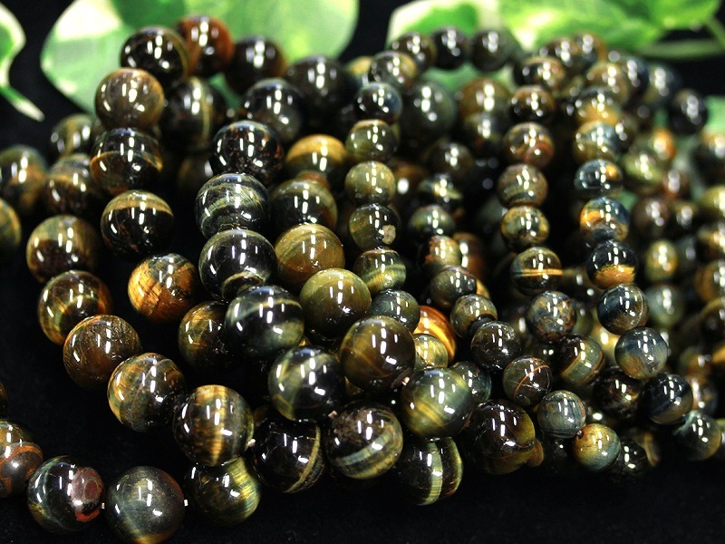 極上，希少】ミックスキャッツアイルチルクォーツ ブレスレット 美品