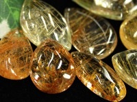 激安！限定入荷★金運・財運の石★透明度◎輝く金針★ルース（裸石）/ゴールドルチルクォーツ（ルチレイテッドクォーツ/金紅石入り水晶）/Sサイズ/1粒【返品交換不可】【天然石/パワーストーン】【アメリカツ