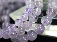 【≪20％OFF≫超特価SALE】 定番人気★優しいラベンダーカラーの発色★3A/天然石ブレスレット/ラベンダーアメジスト/ラウンド/9.5-10.4mm/1本【天然石/パワーストーン】【アメリカツー