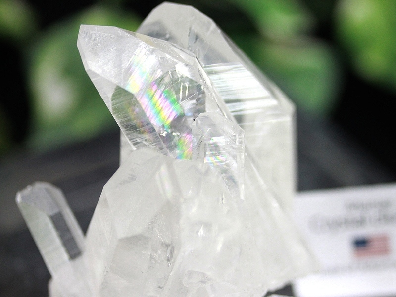 ヒマラヤ水晶 ツイン 両剣 アイリスクォーツ 虹入り 天然石 パワーストーン