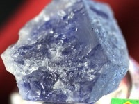 ≪原石祭り30％OFF≫【USAツーソンミネラルショー商品】超プレミア！水晶に浮かぶ深いブルー★流通量極少アイテム★ブラジル/バイーア州産★FAランク/天然原石/デュモルチェライトインクォーツ（Dum