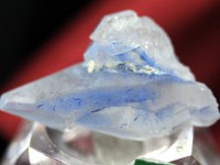≪原石祭り30％OFF≫【USAツーソンミネラルショー商品】超プレミア！水晶に浮かぶ深いブルー★流通量極少アイテム★ブラジル/バイーア州産★FAランク/天然原石/デュモルチェライトインクォーツ（Dum