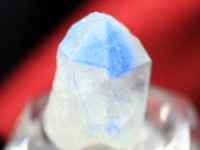 ≪原石祭り30％OFF≫【USAツーソンミネラルショー商品】超プレミア！水晶に浮かぶ深いブルー★流通量極少アイテム★ブラジル/バイーア州産★FAランク/天然原石/デュモルチェライトインクォーツ（Dum