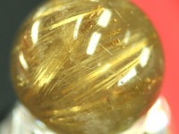 ≪原石祭り30%OFF≫【USAツーソンミネラルショー商品】限定！超金針！★輝く金の針★金運・財運の石★ブラジル産/天然石/ゴールドルチルクォーツ丸玉ボール（ルチレイテッドクォーツ/金紅石入り水晶)/