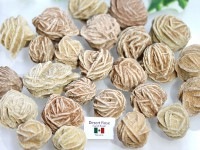 【USAツーソンミネラルショー商品】人気商品！砂漠の薔薇★メキシコ産★願いをかなえる石★天然石/デザートローズ（ジプサムローズ、セレナイトローズ/Selenite）/Lサイズ/100〜170g/1個【
