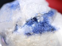 ≪原石祭り30％OFF≫【USAツーソンミネラルショー商品】超プレミア！水晶に浮かぶ深いブルー★流通量極少アイテム★ブラジル/バイーア州産★天然原石/デュモルチェライトインクォーツ（Dumortier