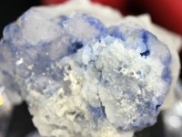 ≪原石祭り30％OFF≫【USAツーソンミネラルショー商品】超プレミア！水晶に浮かぶ深いブルー★流通量極少アイテム★ブラジル/バイーア州産★天然原石/デュモルチェライトインクォーツ（Dumortier