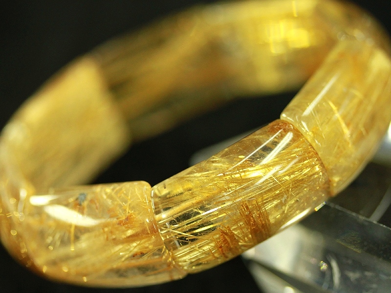 希少‼︎　8ミリ玉　ルチルクォーツ(金針)ブレスレット② 金運のお守りに 希少\u203c︎ 8ミリ玉 ルチルクォーツ(金針)ブレスレット② 金運のお守りに