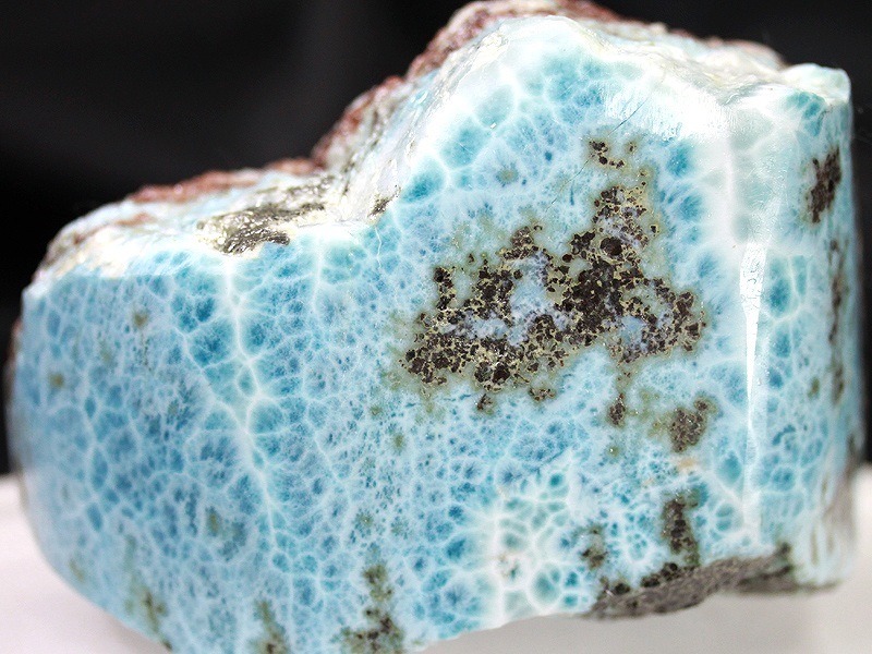 希少 カリブ海の奇跡 天然 ラリマー 原石 世界三大ストーン 浄化 ヒーリング no50004 希少 カリブ海の奇跡 天然 ラリマー 原石 世界三大ストーン 浄化