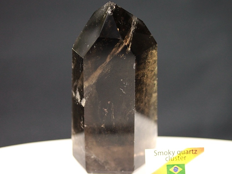 心の安定✨レインボーピンクスモーキークォーツ ダブルポイントポリッシュ