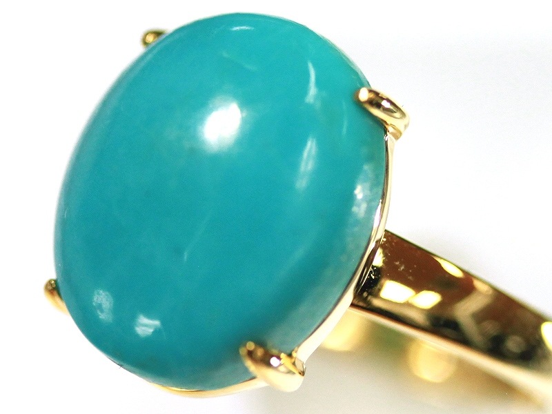 天然石リング高品質オパール遊色綺麗14*10mm SV925刻印