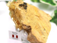 【USAツーソンミネラルショー商品】1点物★良質な透明度◎★板状結晶★鉱物コレクターズアイテム★ペルー,ワヌコ産★天然原石/バライト母岩付き原石（重晶石/Barite）/約165g/1個【天然石/パワ