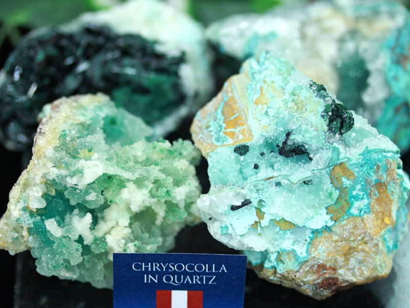 ドゥルージー クリソコラ マラカイト 共生 原石 コンゴ産 コンゴ産