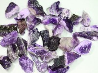 【USAツーソンミネラルショー商品】良好発色★世界三大ヒーリングストーン★南アフリカ産★天然原石/スギライト原石(杉石/Sugilite/舒倶徠石)/約1g/1個【天然石/パワーストーン】|スギライト