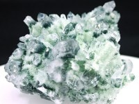 1点物★超希少！★高品質！美麗クラスター★透明＆美しい山入り★中国四川省産★5A/天然原石/グリーンファントムクォーツクラスター原石(幻影水晶/山入り水晶/green phantom)/約1735g/