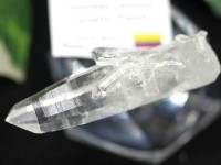 【USAツーソンミネラルショー商品】1点物★美しいレムリアンリッジ★ダブルポイント/ドルフィンクリスタル★5A/レインボー入り！コロンビア ぺナス・ブランカス産★天然原石/コロンビアンレムリアンシード